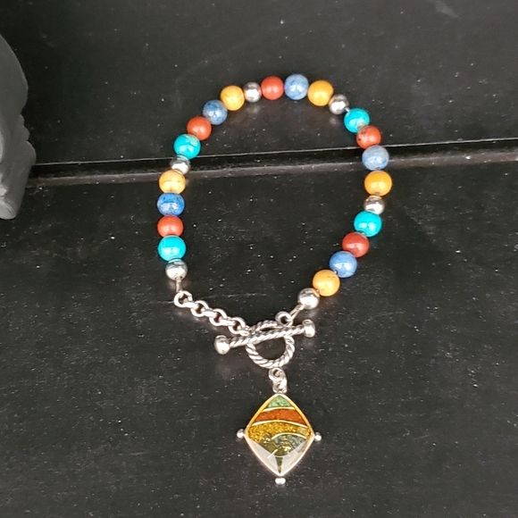Carolyn Pollack Southwest Gemstone Bracelet - Picture 5 of 16